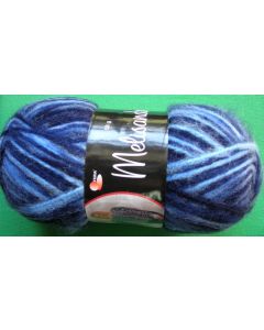 pelote 50 grammes Melissandre coloris multicolore bleu