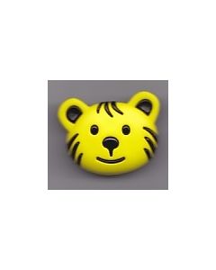 Bouton 28 mm tête ourson coloris jaune