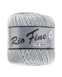 pelote 50 g coton mercerisé RIO FINE coloris 003 gris clair