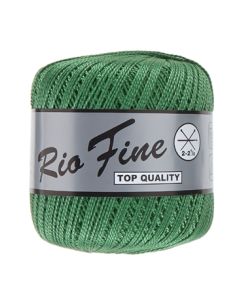 pelote 50 g coton mercerisé RIO FINE coloris 045 vert gazon