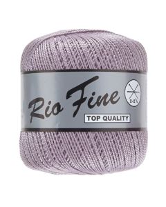 pelote 50 g coton mercerisé RIO FINE coloris 063 lavande