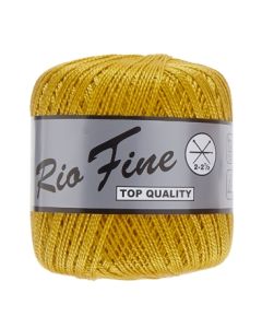pelote 50 g coton mercerisé RIO FINE coloris 520 ocre