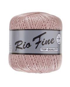 pelote 50 g coton mercerisé RIO FINE coloris 740 rose