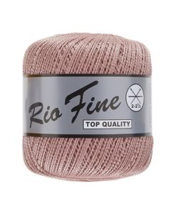 pelote 50 g coton mercerisé RIO FINE coloris 742 rose