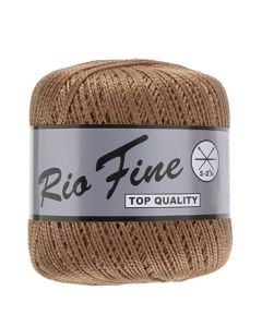 pelote 50 g coton mercerisé RIO FINE coloris 792 marron