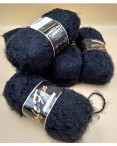 lot de 10 pelotes de 50 grammes Soft fun coloris noir 001