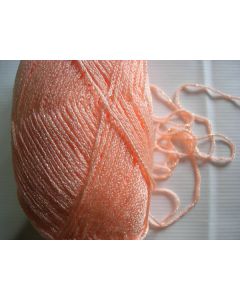 pelote 100 g fil chainette pour déco SIMLI coloris 232 peche