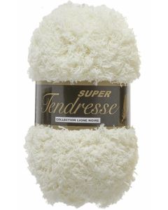 Pelote 50 g SUPER TENDRESSE jaune trés pale limite écru 016