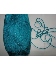 pelote 100 g fil chainette pour déco SIMLI coloris 510 turquoise