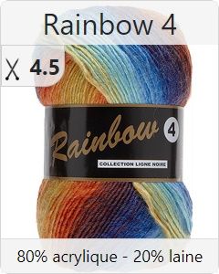 Pelote 100 g rainbow 4