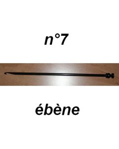 Crochet tunisien en bois d'ébène n°7