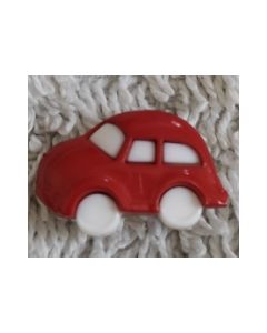 bouton layette voiture rouge 17 mm