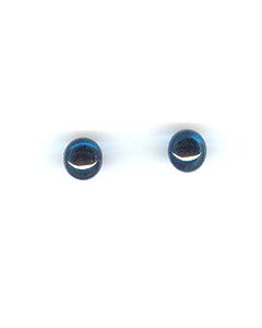 paire de yeux 14 mm sécurisée pour peluche-bleu