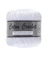 pelote 50 g de coton mercerise n°10 coloris blanc 005