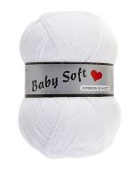 pelote 50 g Baby soft uni de Lammy 005 blanc