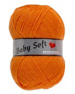 pelote 50 g Baby soft uni de Lammy 041 orange