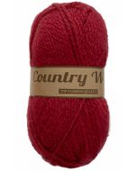 pelote 100 grammes COUNTRY WOOL coloris 042 rouge