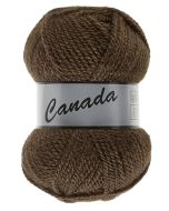 pelote 50 g canada de lammy 049 marron foncé