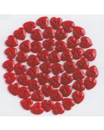 lot de boutons décors paritys petits coeurs réf 1863