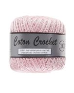 Pelote de 50 g de coton mercerisé n°10 rose clair 370