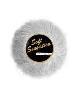 Pelote 25 g SOFT SENSATION coloris 003 gris clair