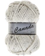 pelote 50 g canada tweed de lammy 405 écru moucheté