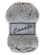 pelote 50 g canada tweed de lammy 420 gris moucheté