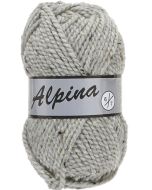 pelote 100 g Alpina6 de Lammy coloris 420 gris clair tweed