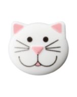 bouton 20 mm polyamide tête de chat