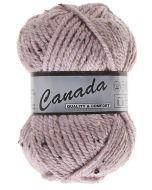 pelote 50 g canada tweed de lammy 475 vieux rose moucheté 