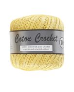 Pelote de 50 g de coton mercerisé n°10 jaune 510