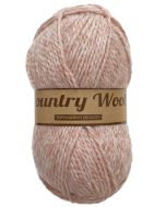 pelote 100 grammes COUNTRY WOOL coloris 710 chiné rose