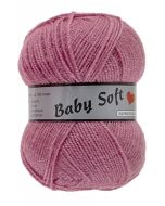 pelote 50 g Baby soft uni de Lammy 730 rose foncé