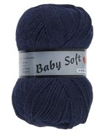 pelote 50 g Baby soft uni de Lammy 890 bleu amiral