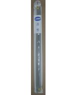 1 paire d'aiguilles à tricoter plastique  n°10 de 40 cm de long