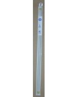 1 paire d'aiguilles à tricoter n°3 métal 40 cm de long