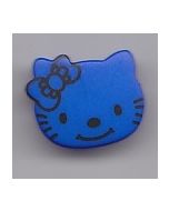 Bouton Hello Kitty 18 mm en plastique coloris nattier 66